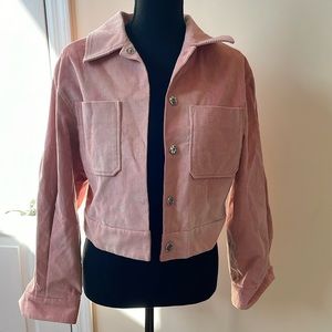 Gianni bini courdoroy jacket with big snaps